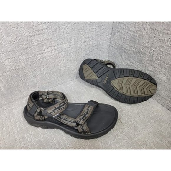 Teva Pretty Rugged Men's Size 8 Brown Green Water Hiking Sports Sandals - Picture 3 of 11
